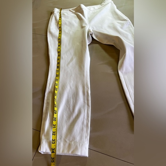 1901 White Stretch Ankle Skinny Pants, Women's Size 10  Two Pockets - Picture 8 of 16
